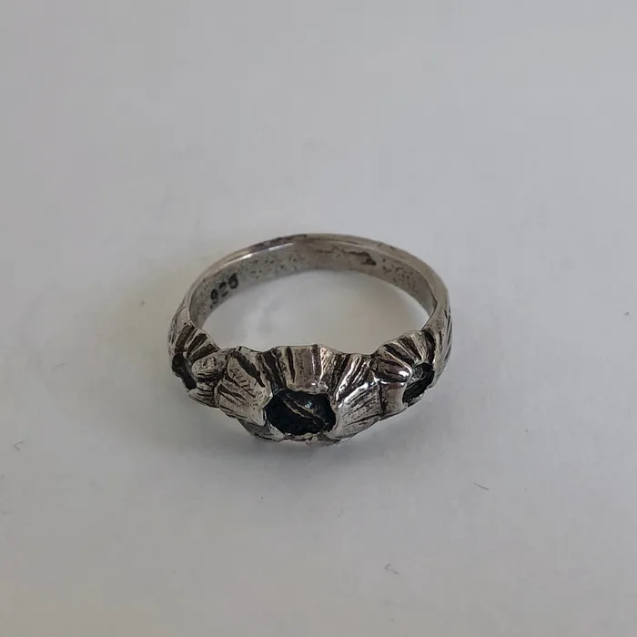 Andrew Xenos TriBarnacle Ring Sterling Silver Rings