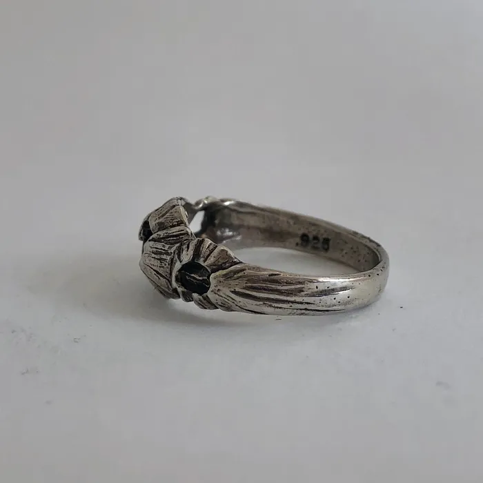 Andrew Xenos TriBarnacle Ring Sterling Silver Rings