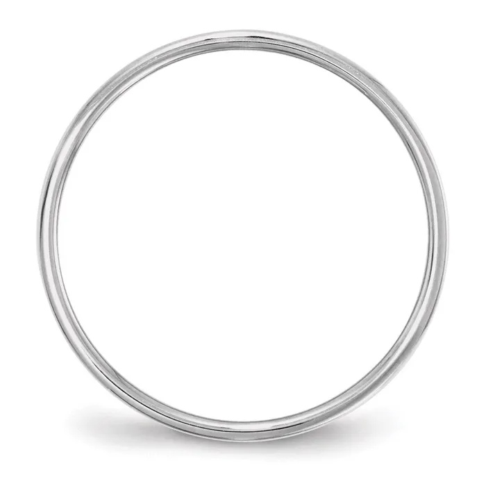 Goldia Rings Solid 14K White Gold 5mm Light Weight Flat MensWomens Wedding Band Ring Size 105 Goldia Rings Solid 14K White Gold 5mm Light Weight Flat MensWomens Wedding Band Ring Size 105