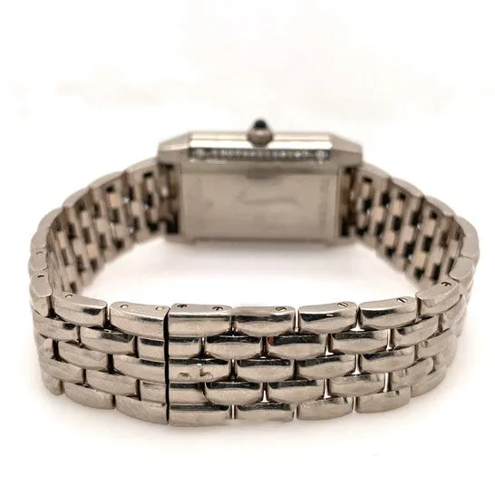 JMS always Watches Original Preowned Jaeger LeCoultre Reverso Hand Wind Diamond Silver Dial Ladies Watch Q2673420 JMS always Watches Original Preowned Jaeger LeCoultre Reverso Hand Wind Diamond Silver Dial Ladies Watch Q2673420