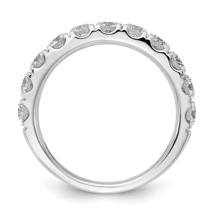 Rings 14k White Gold 1 12 Ct Lab Grown Diamond VSSI G Wedding Band Ring Goldia
