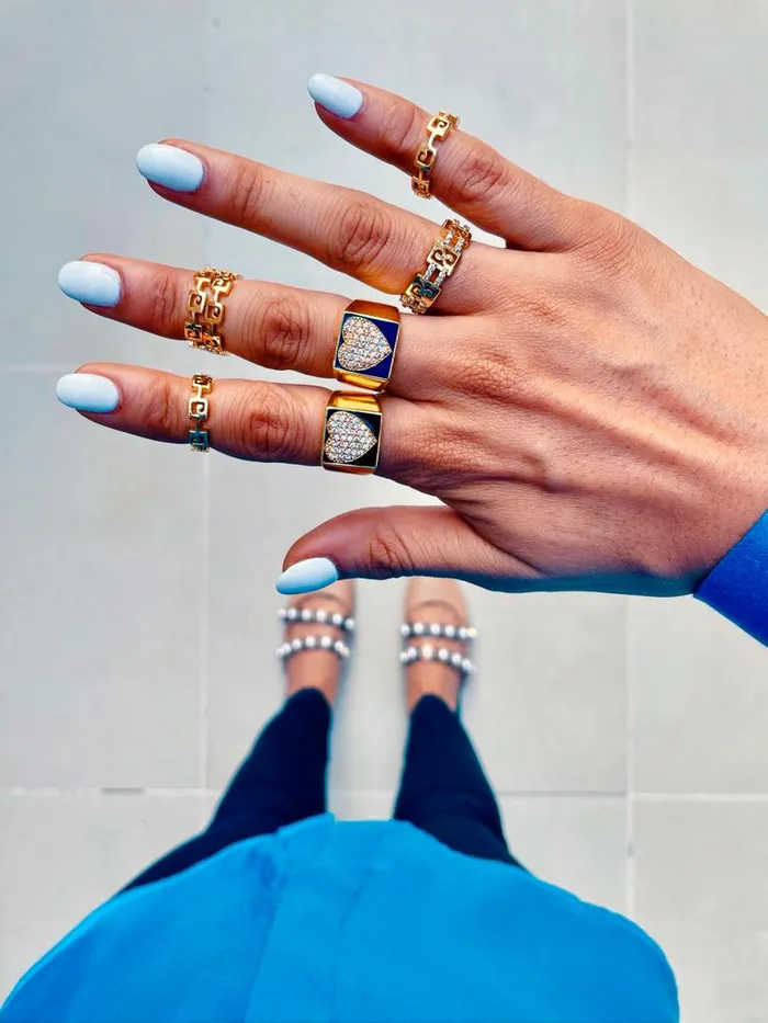 Hearty Diamond Bling Ring PRERTO ECOMMERCE PRIVATE LIMITED Rings