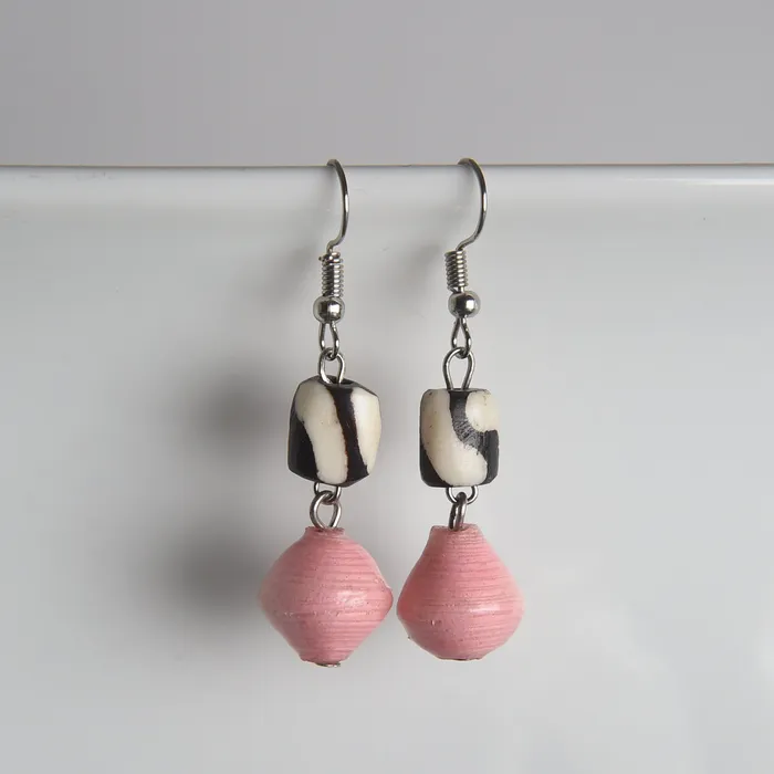 projecthavehope2 Earrings Asante Thanks Batik Bone Paper Earrings