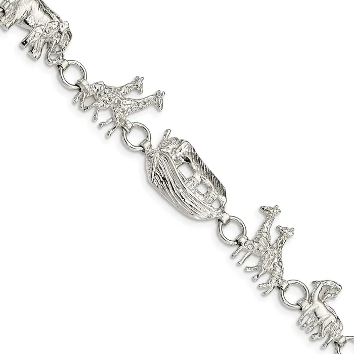 WB Choice Jewelry Bracelets Sterling Silver Noahs Ark BraceletWBCQG8947