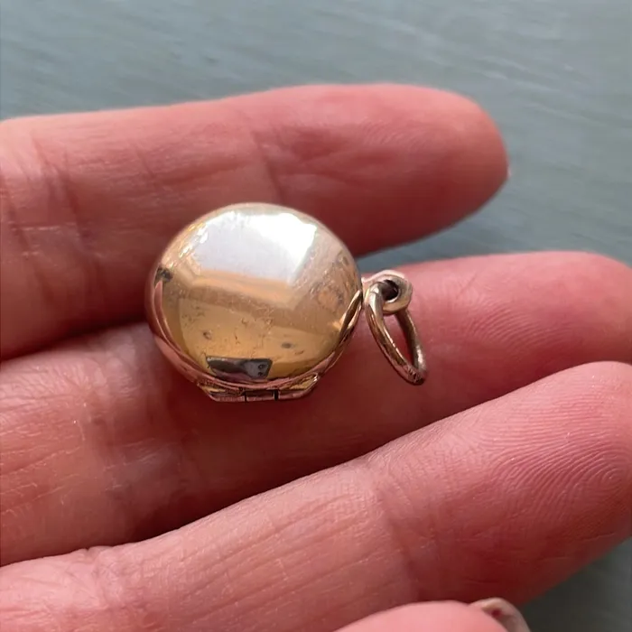 Rings Vintage Paris Jewelry Engraved Locket Sterling Silver Vintage