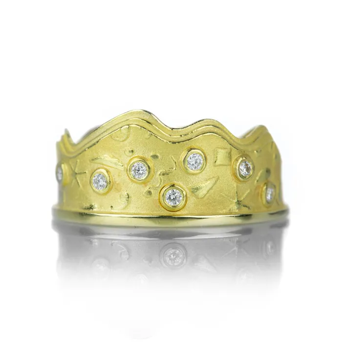 Barbara Heinrich Rings Layered Milkyway Ring with Diamonds