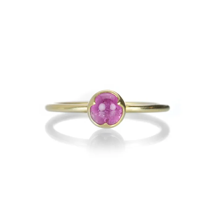 Gabriella Kiss Rings Round Pink Sapphire Ring
