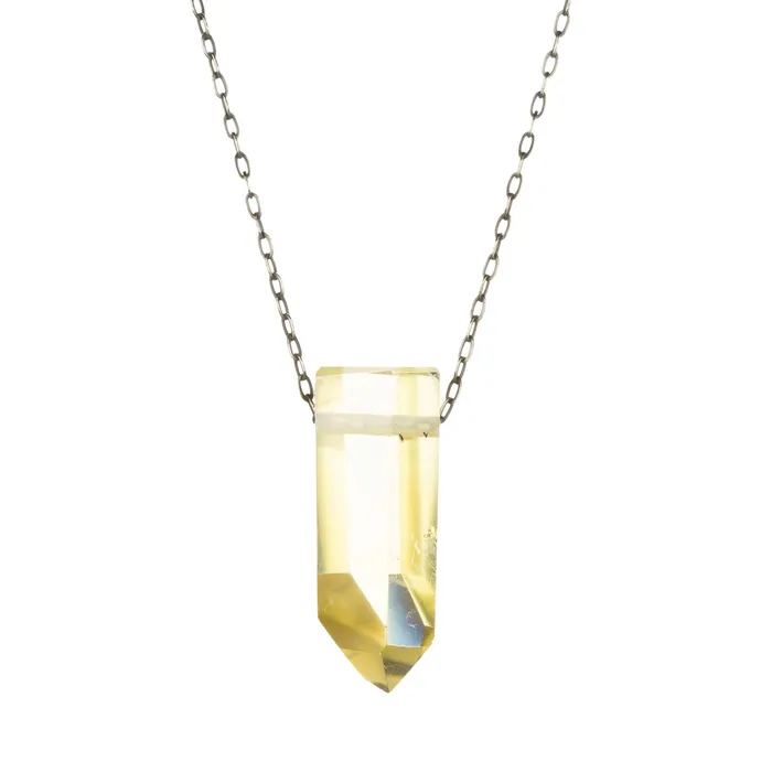 Necklaces Brazilian Citrine Crystal Pendant Necklace Joseph Brooks Necklaces Brazilian Citrine Crystal Pendant Necklace Joseph Brooks
