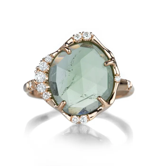 Rings Sirciam Green Tourmaline Stardust Ring