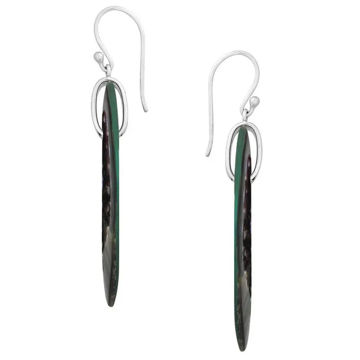 Abalone Shell Oval Earrings Elisa Ilana Earrings