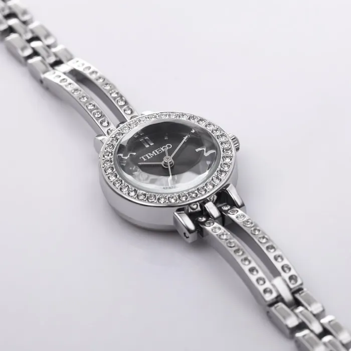 Bracelets sparklingselections Top Quality Women Skeleton Alloy Bracelet Wrist Watches Quartz Fashion Casual Watch