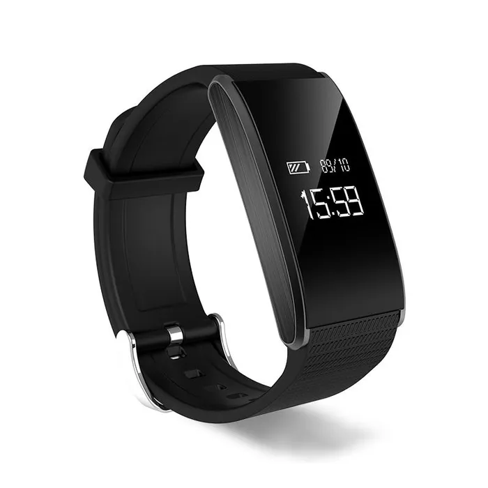 sparklingselections Blood Pressure And Blood Oxygen Fitness Heart Rate Tracker Smartband Watch with Black White LCD Message Reminder Watch Watches