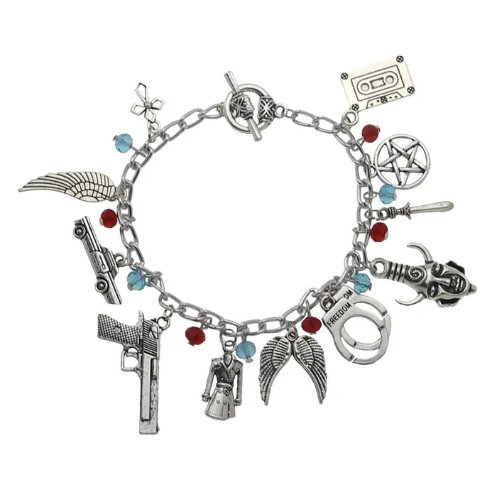 sparklingselections Bracelets Supernatural Female Bracelet Inspired Charm Anchor Pattern Dean Sam Metal Rope Chain Bracelets For Womens Jewelry sparklingselections Bracelets Supernatural Female Bracelet Inspired Charm Anchor Pattern Dean Sam Metal Rope Chain Bracelets For Womens Jewelry