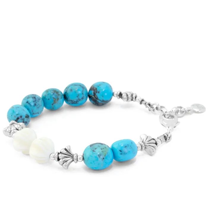 The Goddess Collection Turquoise Nugget Bracelet 2 Elisa Ilana Bracelets The Goddess Collection Turquoise Nugget Bracelet 2 Elisa Ilana Bracelets