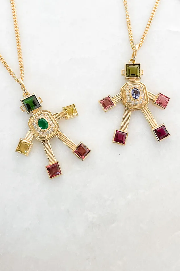 VAN Necklaces Cabaret Robot Necklace