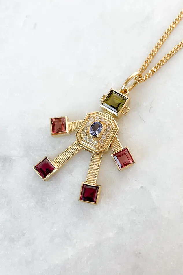 VAN Necklaces Cabaret Robot Necklace