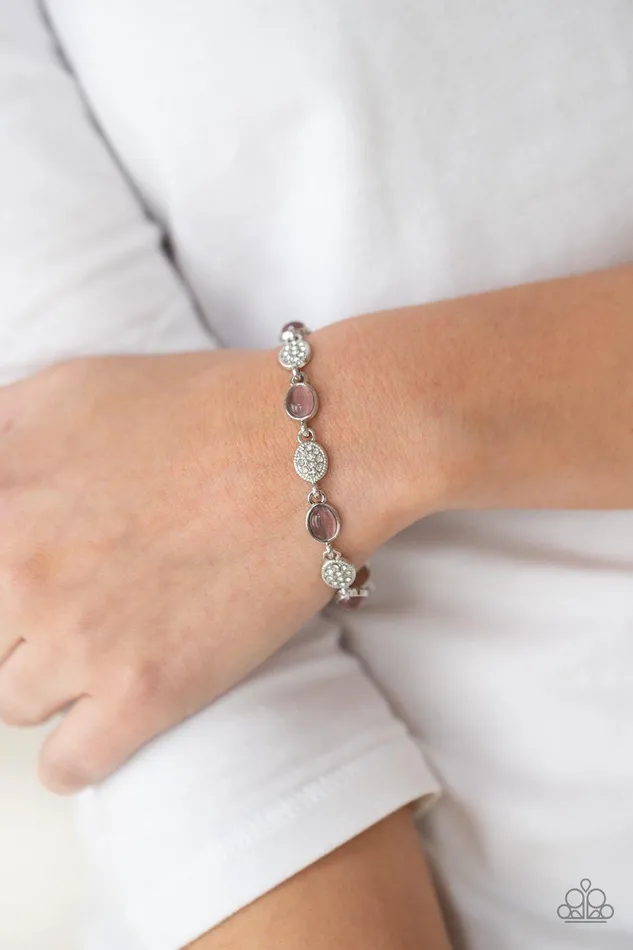 Bracelets Paparazzi Accessories Stop and GLOW Purple Bracelet Jewelry By Bretta