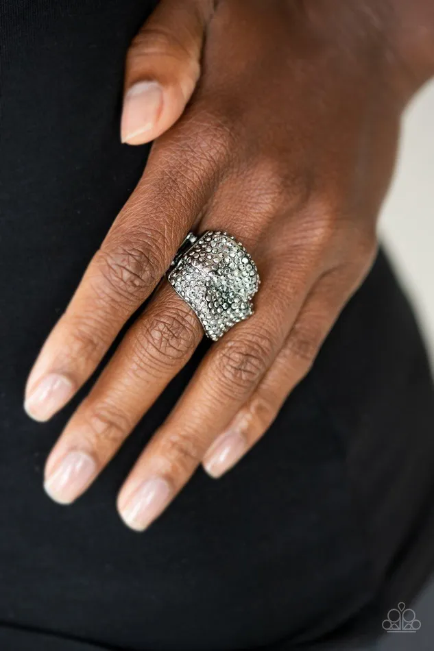 Imperial Industrialism Black Ring Jewelry by Bretta Paparazzi Accessories Rings Imperial Industrialism Black Ring Jewelry by Bretta Paparazzi Accessories Rings