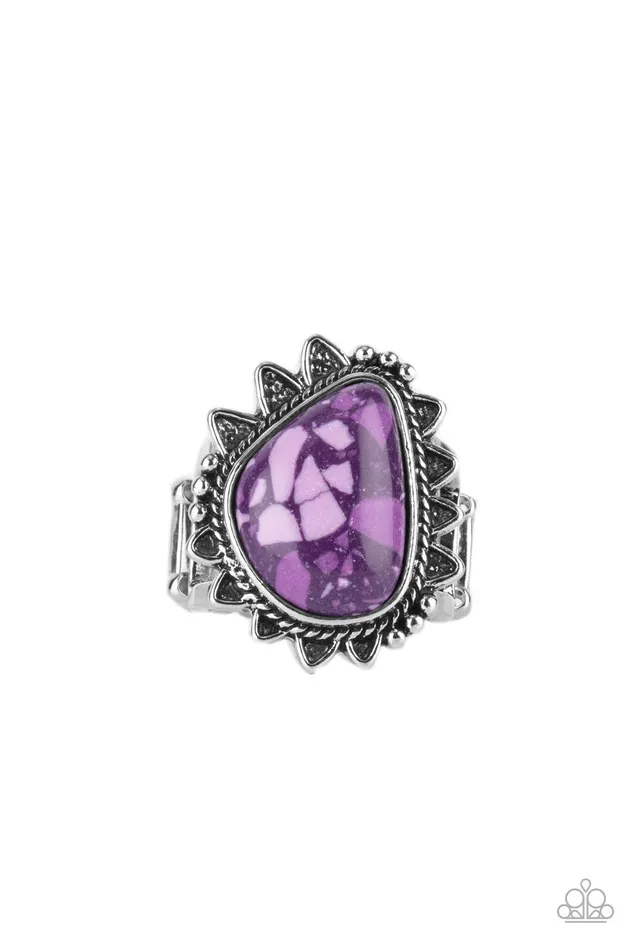Paparazzi Accessories Rings Adobe Sunrise Purple Ring Jewelry by Bretta