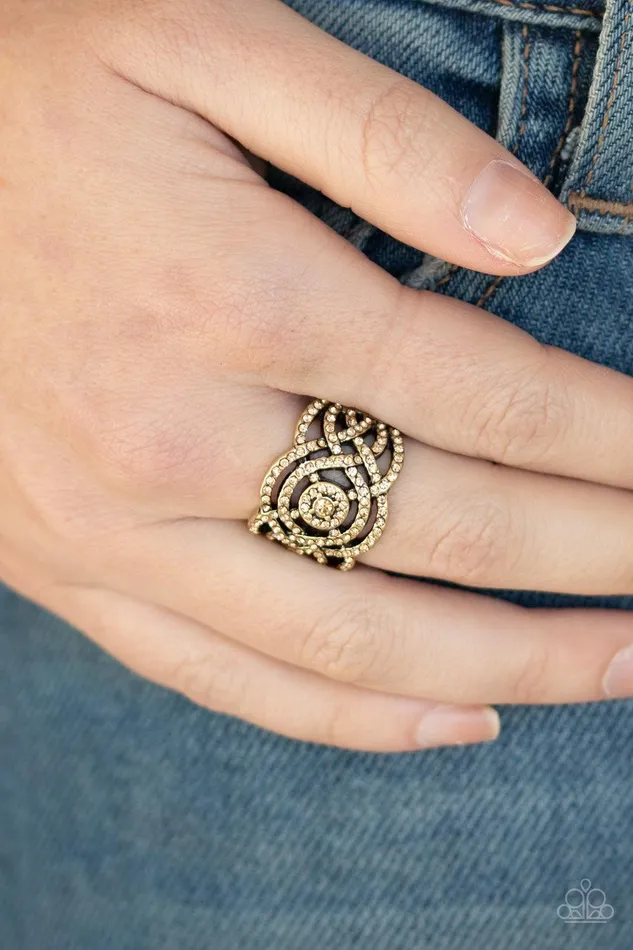 Paparazzi Accessories Rings COUNTESS To Ten Brown Ring Jewelry By Bretta