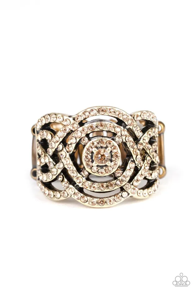 Paparazzi Accessories Rings COUNTESS To Ten Brown Ring Jewelry By Bretta