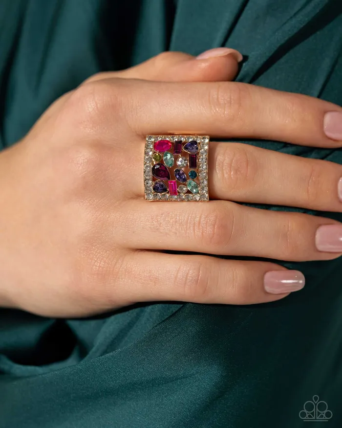 Paparazzi Accessories Rings Framed Finesse Multi Ring Jewelry by Bretta