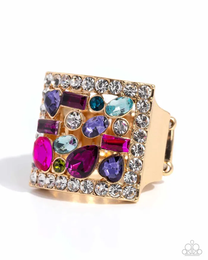 Paparazzi Accessories Rings Framed Finesse Multi Ring Jewelry by Bretta