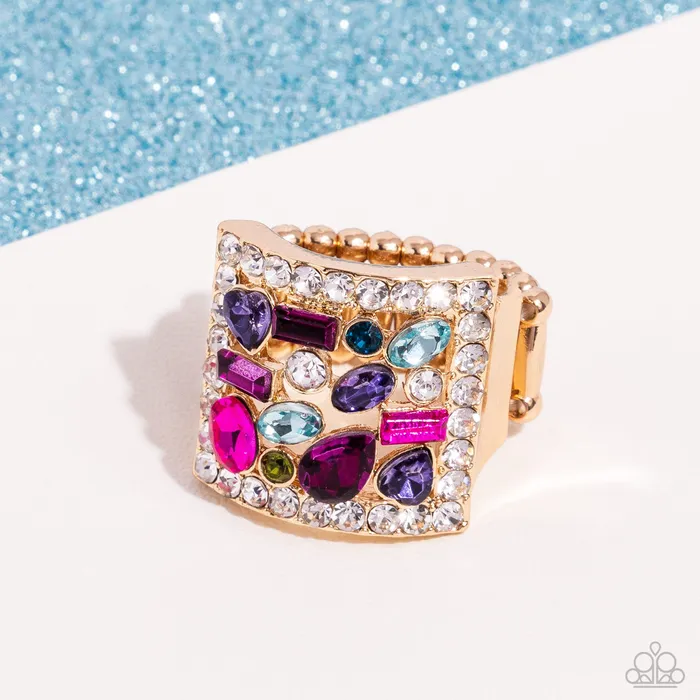 Paparazzi Accessories Rings Framed Finesse Multi Ring Jewelry by Bretta