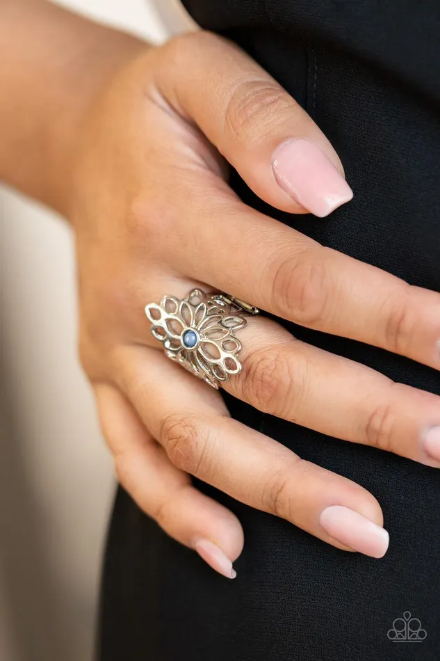 Perennial Daydream Blue Ring Jewelry by Bretta Paparazzi Accessories Rings