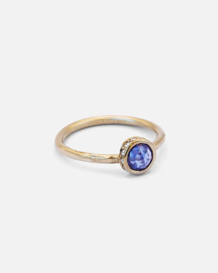 Vesta Blue Sapphire Ring Vena Amoris Rings