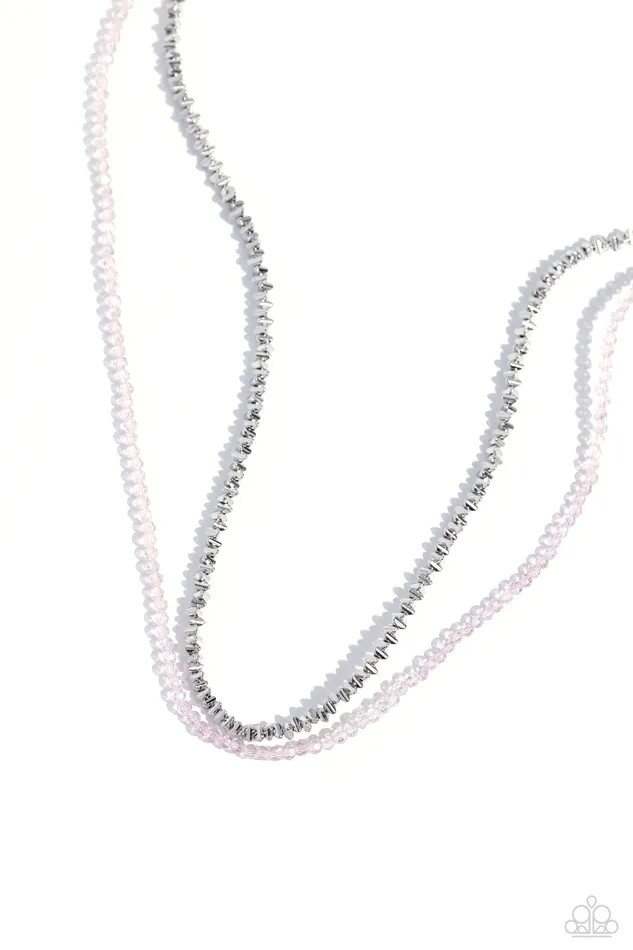 WhiteCollar Week Pink Necklace Jewelry by Bretta Paparazzi Accessories Necklaces