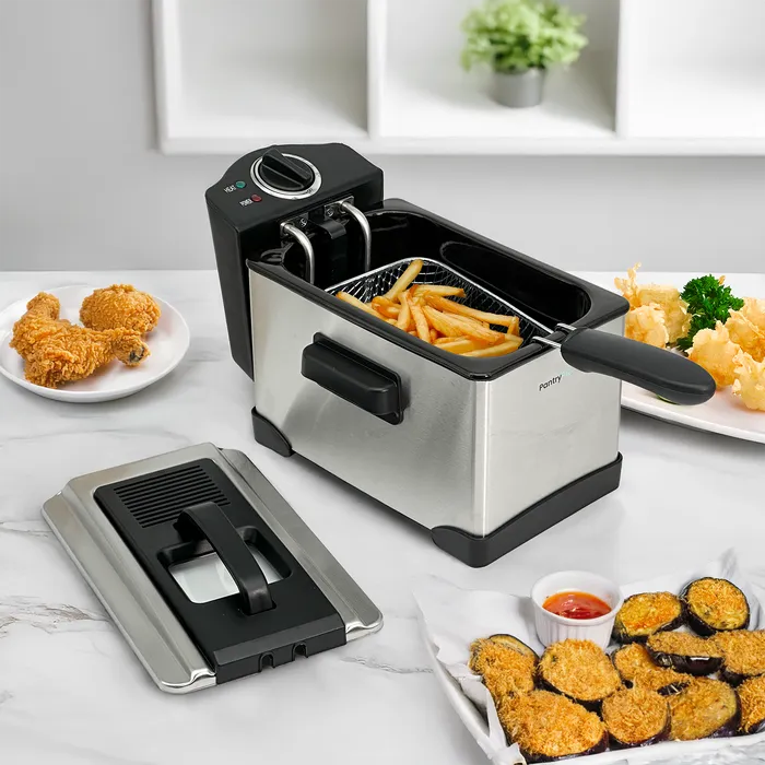 Bracelets PantryPro PantryPro 2 Liter Stainless Steel Immersion Electric Deep Fryer