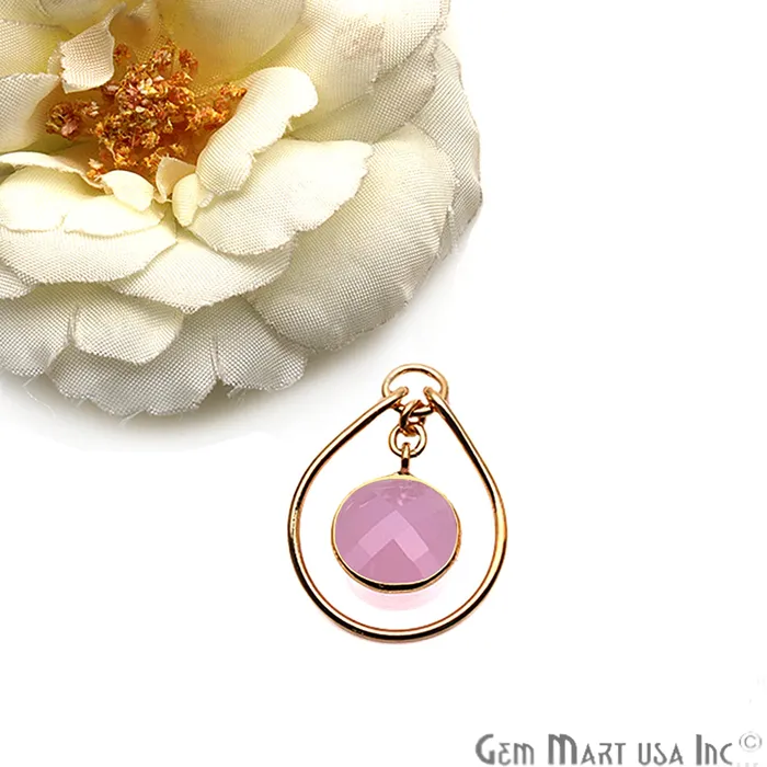 DIY Gemstone Gold Hoop Chandelier Finding Connector 1pc GemmartUSA Earrings