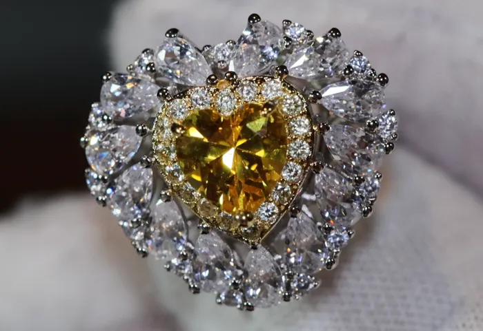 Lab Diamonds London Rings Heart Ring Heart Shaped Ring Heart Shape Ring Diamond Heart Ring Womens Yellow Diamond Ring Engagement Ring Yellow Diamond Ring