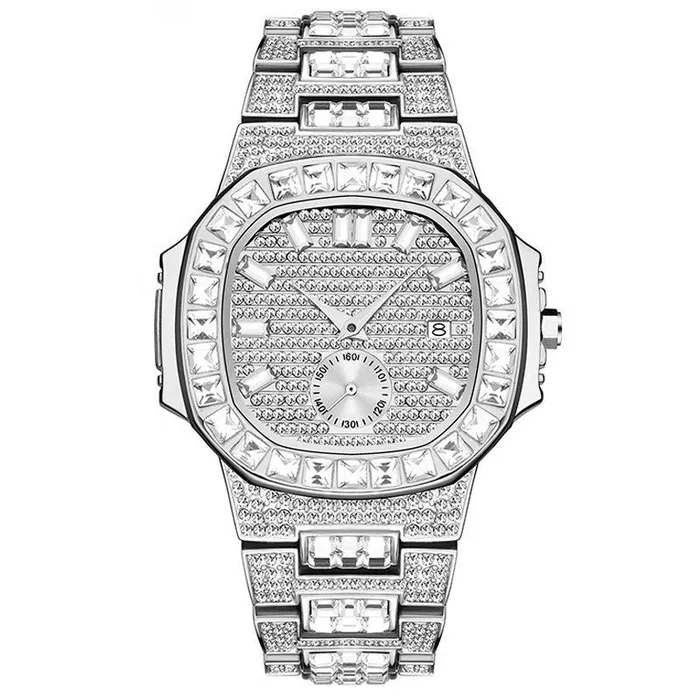 Minx London Baguette Watch Iced Watch Diamond Watch Buss Down Watch Watches Minx London Baguette Watch Iced Watch Diamond Watch Buss Down Watch Watches
