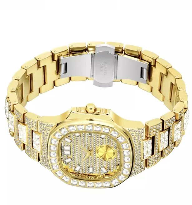 Minx London Baguette Watch Iced Watch Diamond Watch Buss Down Watch Watches Minx London Baguette Watch Iced Watch Diamond Watch Buss Down Watch Watches