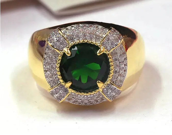 Minx London Green Diamond Ring Emerald Green Diamond Ring Iced Out Ring Green Engagement Ring Mens Green Diamond Ring Big Diamond Ring Rings