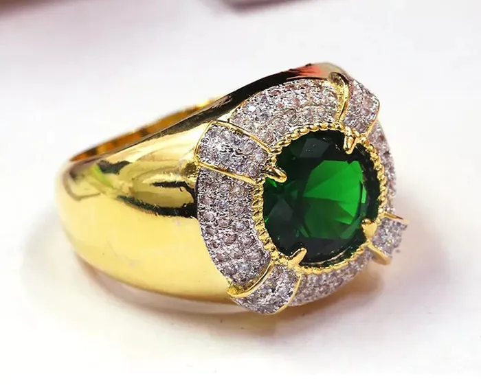 Minx London Green Diamond Ring Emerald Green Diamond Ring Iced Out Ring Green Engagement Ring Mens Green Diamond Ring Big Diamond Ring Rings