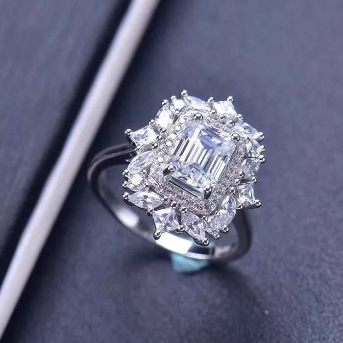 Minx London Rings 2 carat Womens Engagement Ring Womens Wedding Ring Moissanite Ring Moissanite Engagement Rings Moissanite Rings Big Diamond Ring