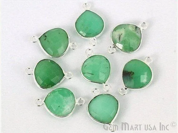 Rings GemMartUSA Heart 12mm Silver Bezel Double Bail Gemstone Connector Rings GemMartUSA Heart 12mm Silver Bezel Double Bail Gemstone Connector