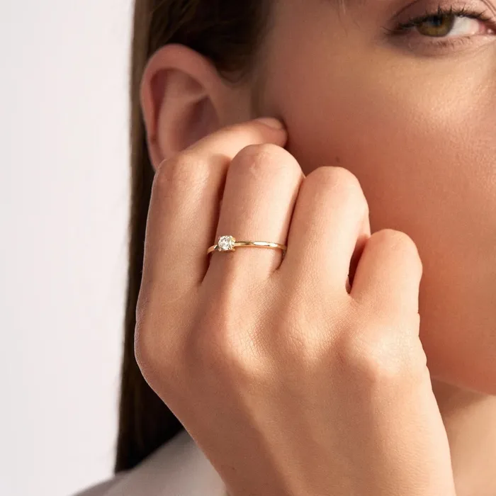 Rings Grace Solitaire Diamond Ring