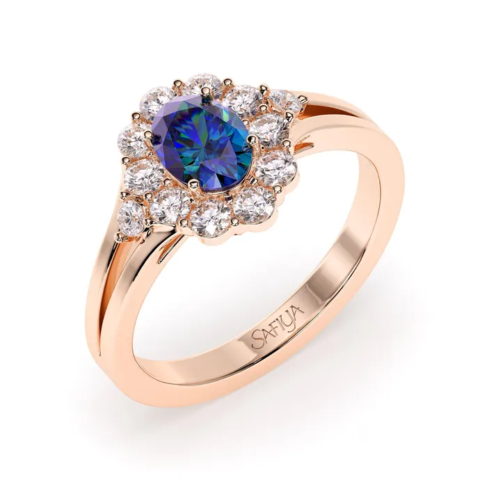 Rings Safiya Jewels Love Letter 14K Rose Gold Natural Alexandrite Ring Rings Safiya Jewels Love Letter 14K Rose Gold Natural Alexandrite Ring