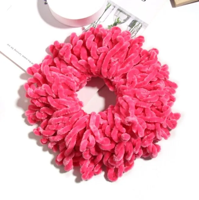 Rings Sweet T 52 Big Scrunchie Elastic Hair Band Volumizing Scrunchie for Women Girls Headband Hair Ring Tie Bun Wrap