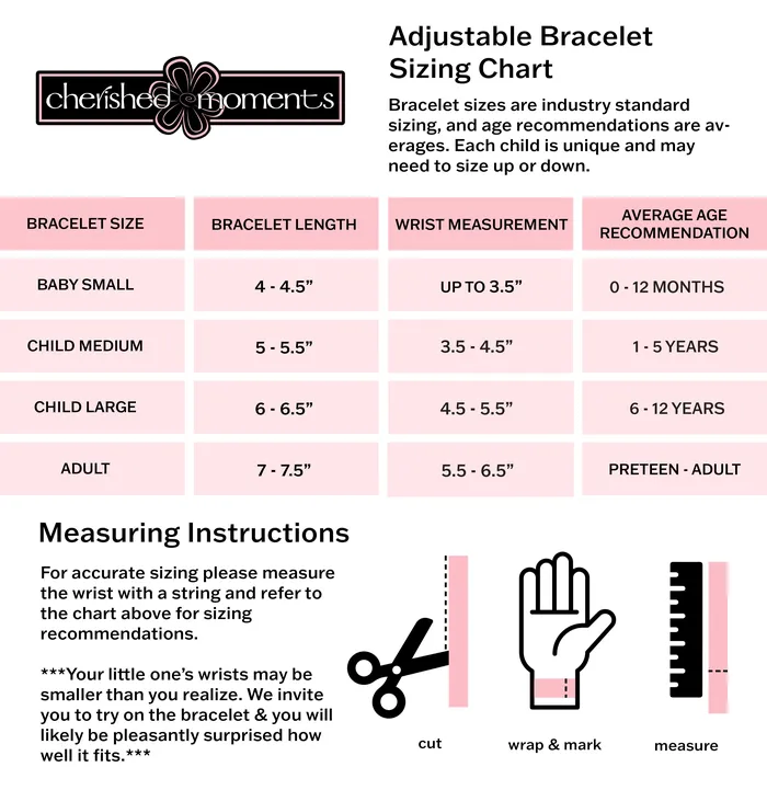 Sterling Silver Pink Pearl Bracelet for Baby and Kids Cherished Moments Bracelets